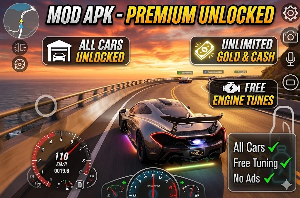 Car Parking Multiplayer Mod APK 2026 — Unlimited Money, All Cars Unlocked (Complete Guide) 2 feature Car parking multiplayer mod apk